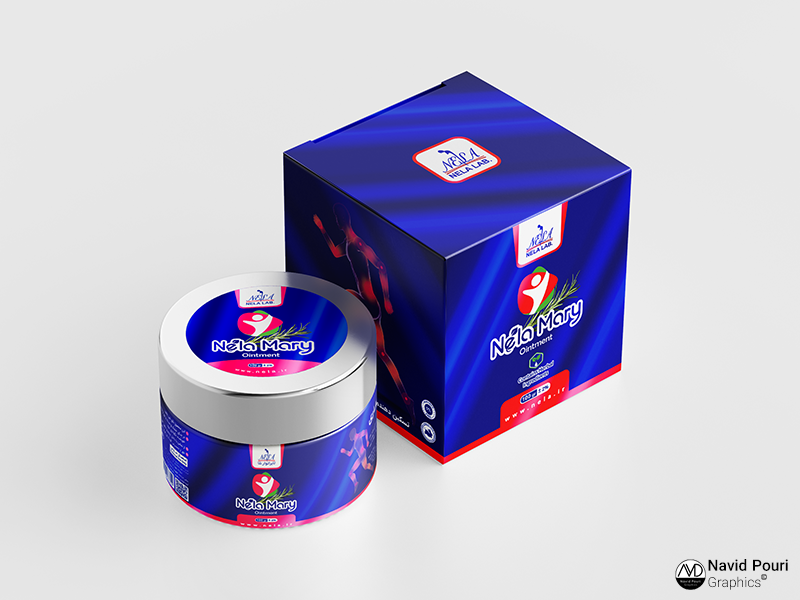 Nela Mary Ointment Packaging Design