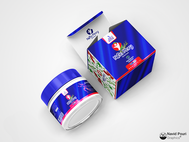 Nela Mary Ointment Packaging Design